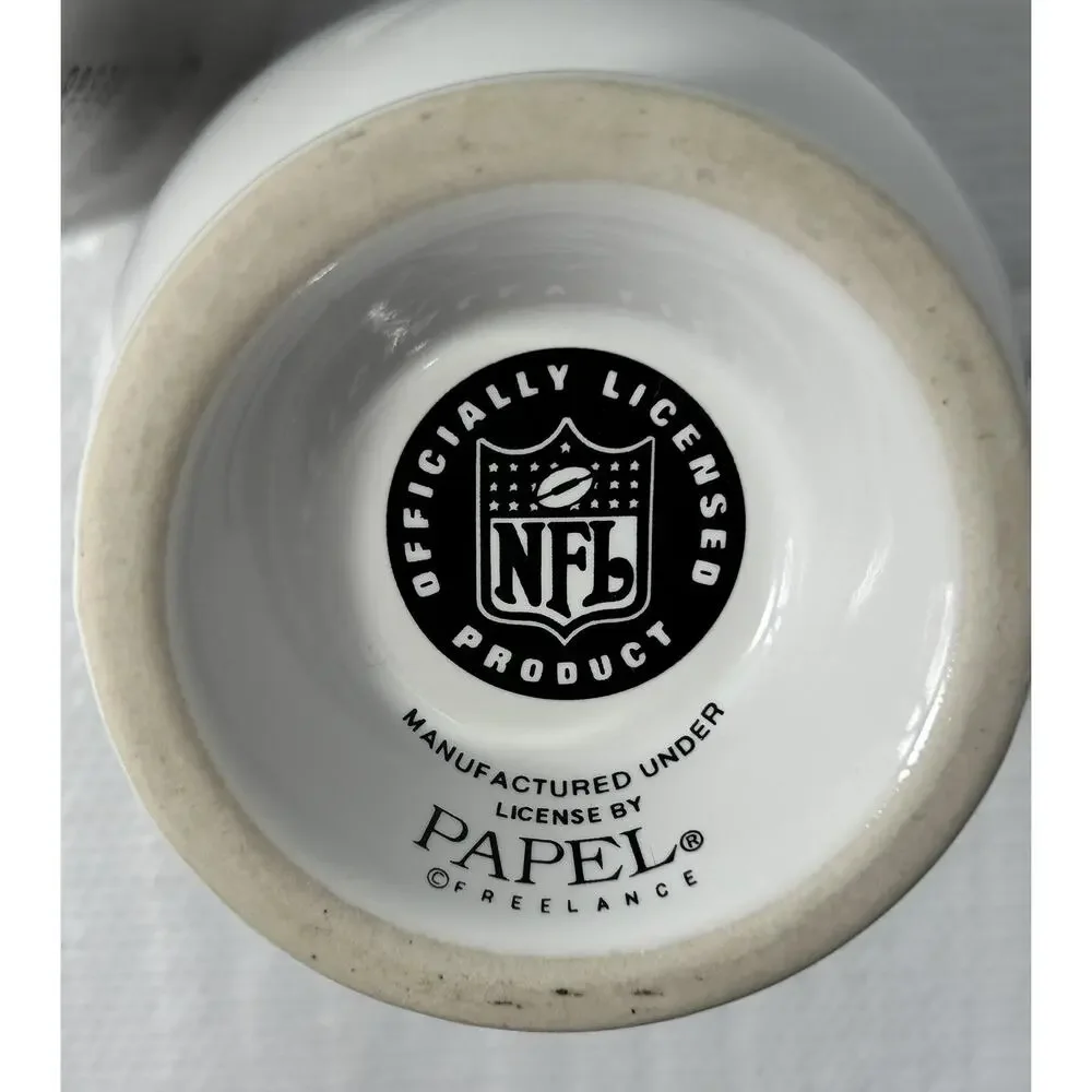 NFL Oakland Raiders‎ - 10oz Expresso Cafe - Ceramic Cup - Mug, (Set of 2)